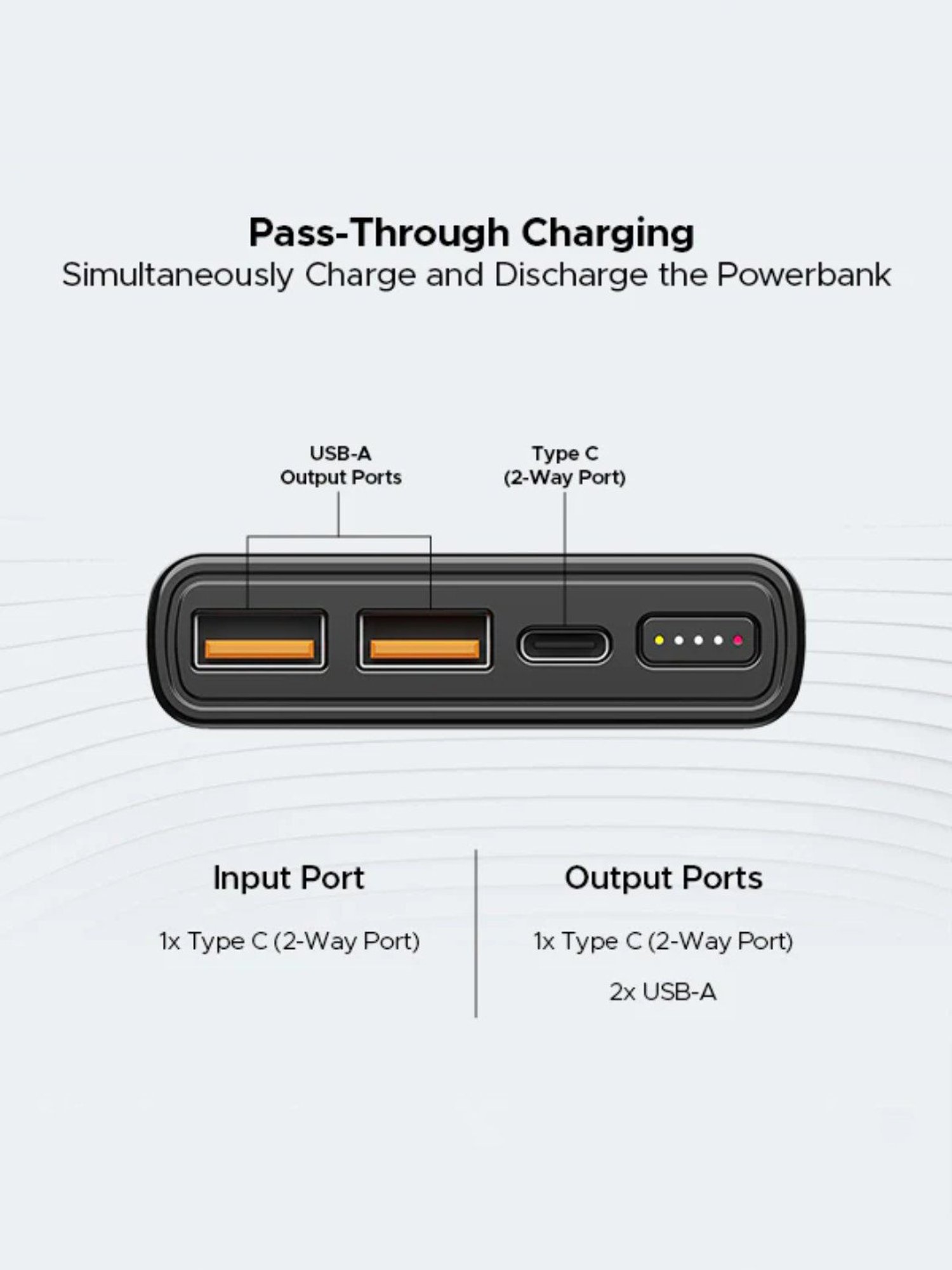 Boat EnergyShroom PB310 10000mAh Wireless Pro Powerbank with 15W Wireless Charging (Black)