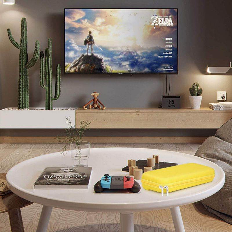 HEYSTOP Switch Carrying Case for Nintendo Switch Case with Screen Protector, 9 in 1 Nintendo Switch Accessories Kit and 6 Pcs Thumb Grip, Nintendo Switch Protective Case