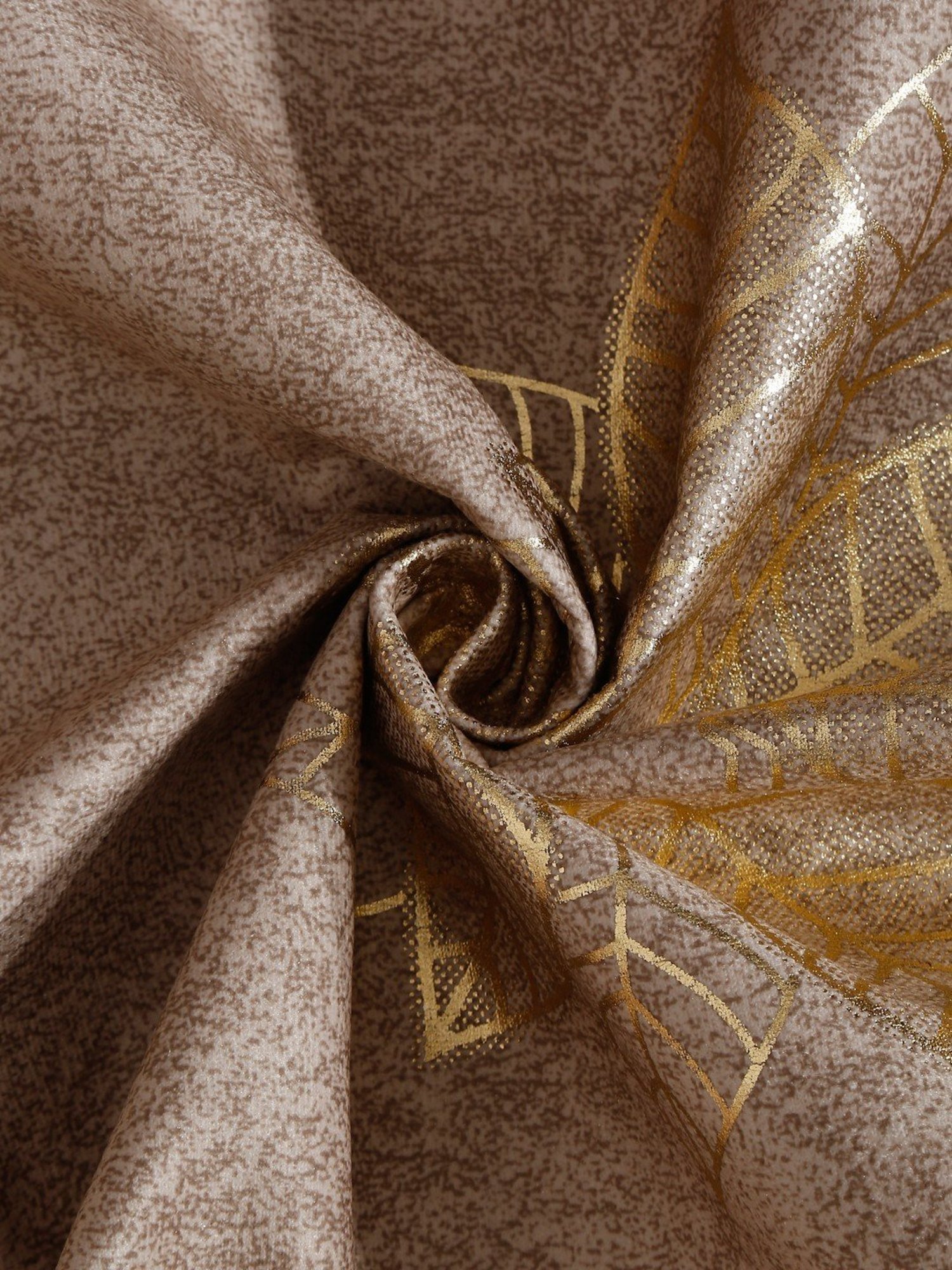 HOSTA HOMES Brown Velvet 3 Seater Sofa Cover with Arm Rest