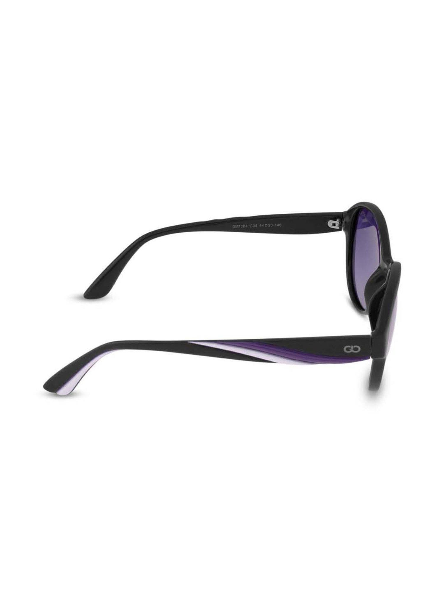 Gio Collection GM1004C01 Purple Round Sunglasses