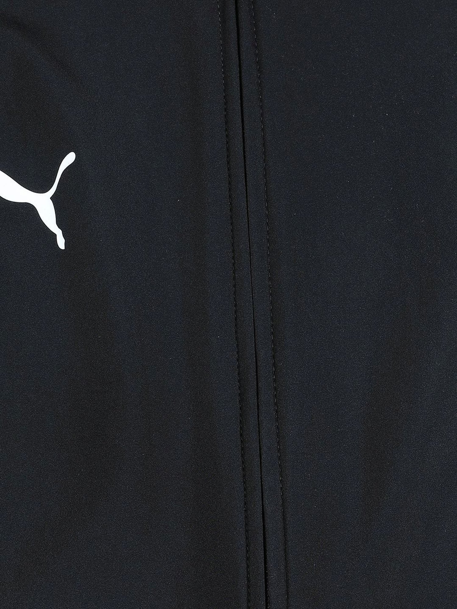 Puma Kids teamRISE Jr Black Logo Full Sleeves Jacket