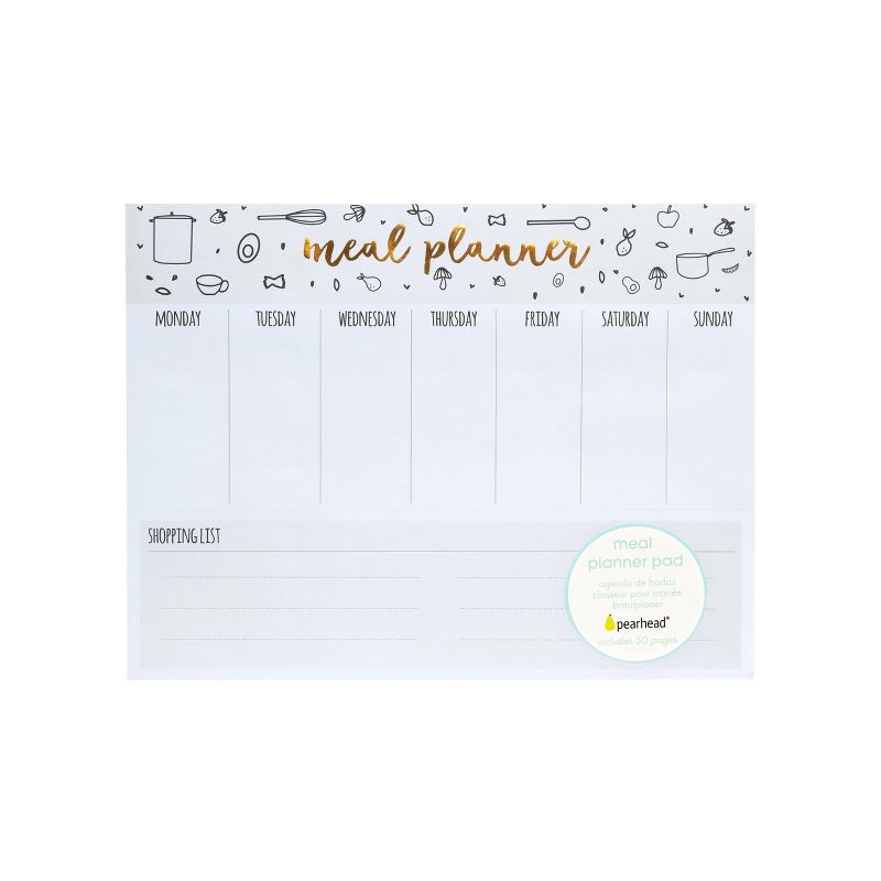 Pearhead Meal Planner Pad