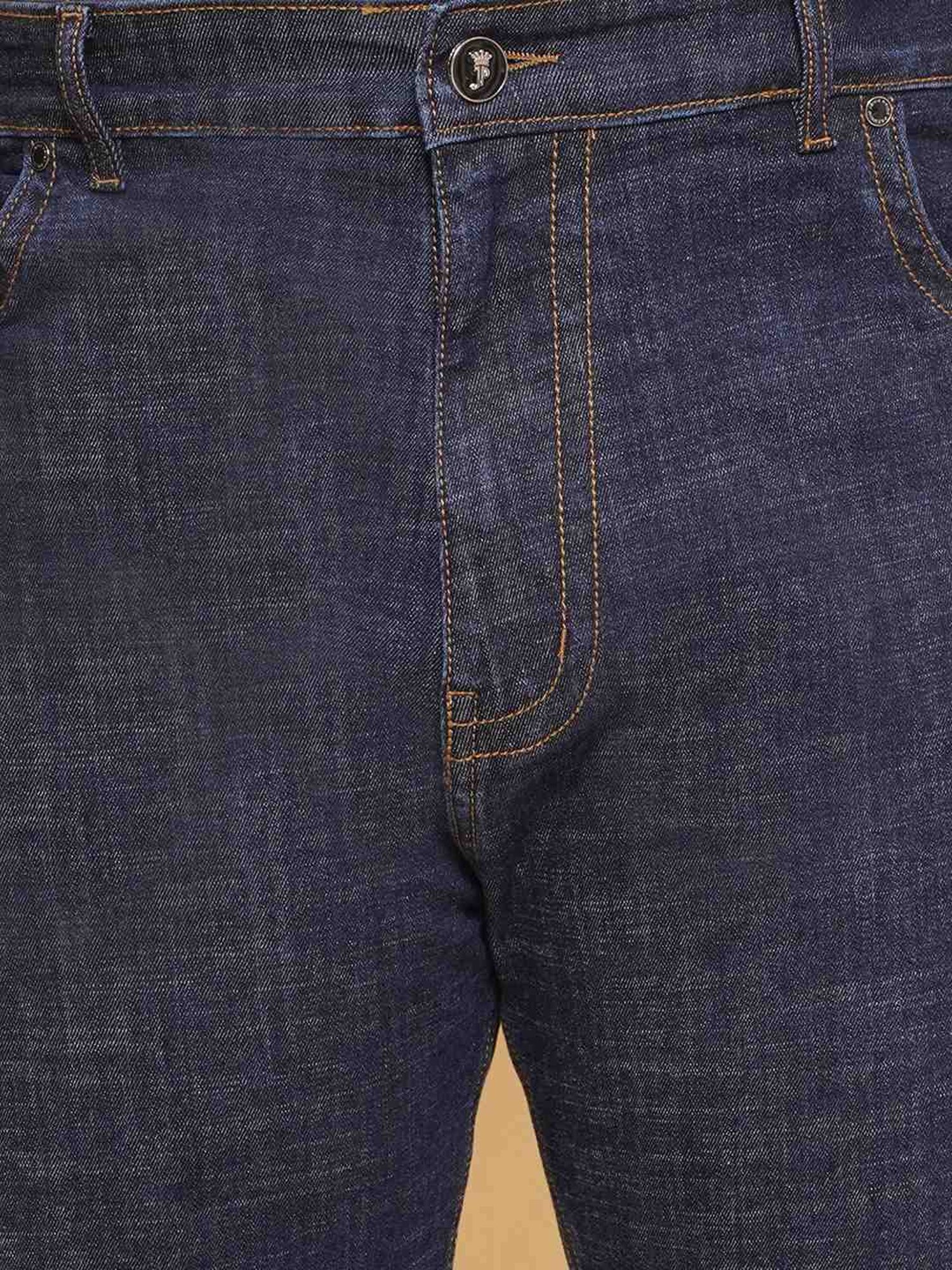 John Pride Blue Regular Fit Jeans