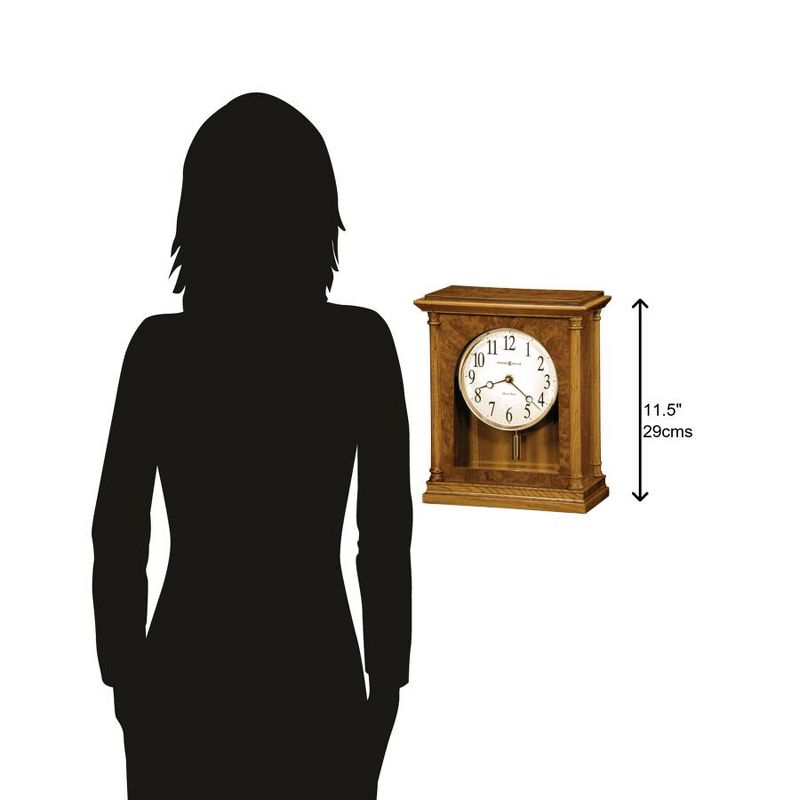 Howard Miller 635132 Howard Miller Carly Mantel Clock 635132 Golden Oak