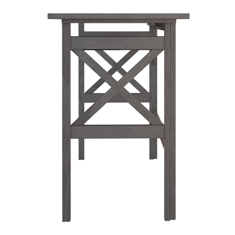 Xander Foldable Desk Oyster Gray - Winsome
