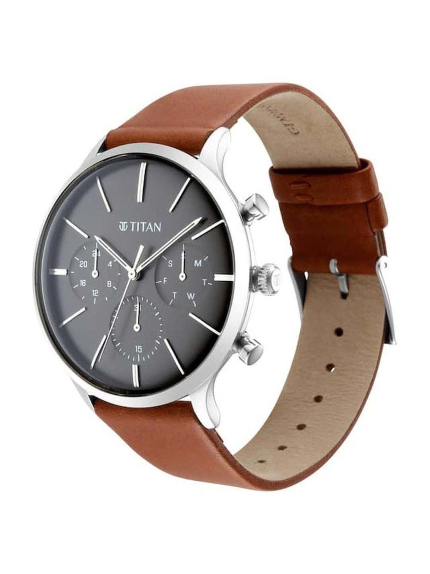 Titan Light Leathers NS90134SL01 Analog Watch for Men