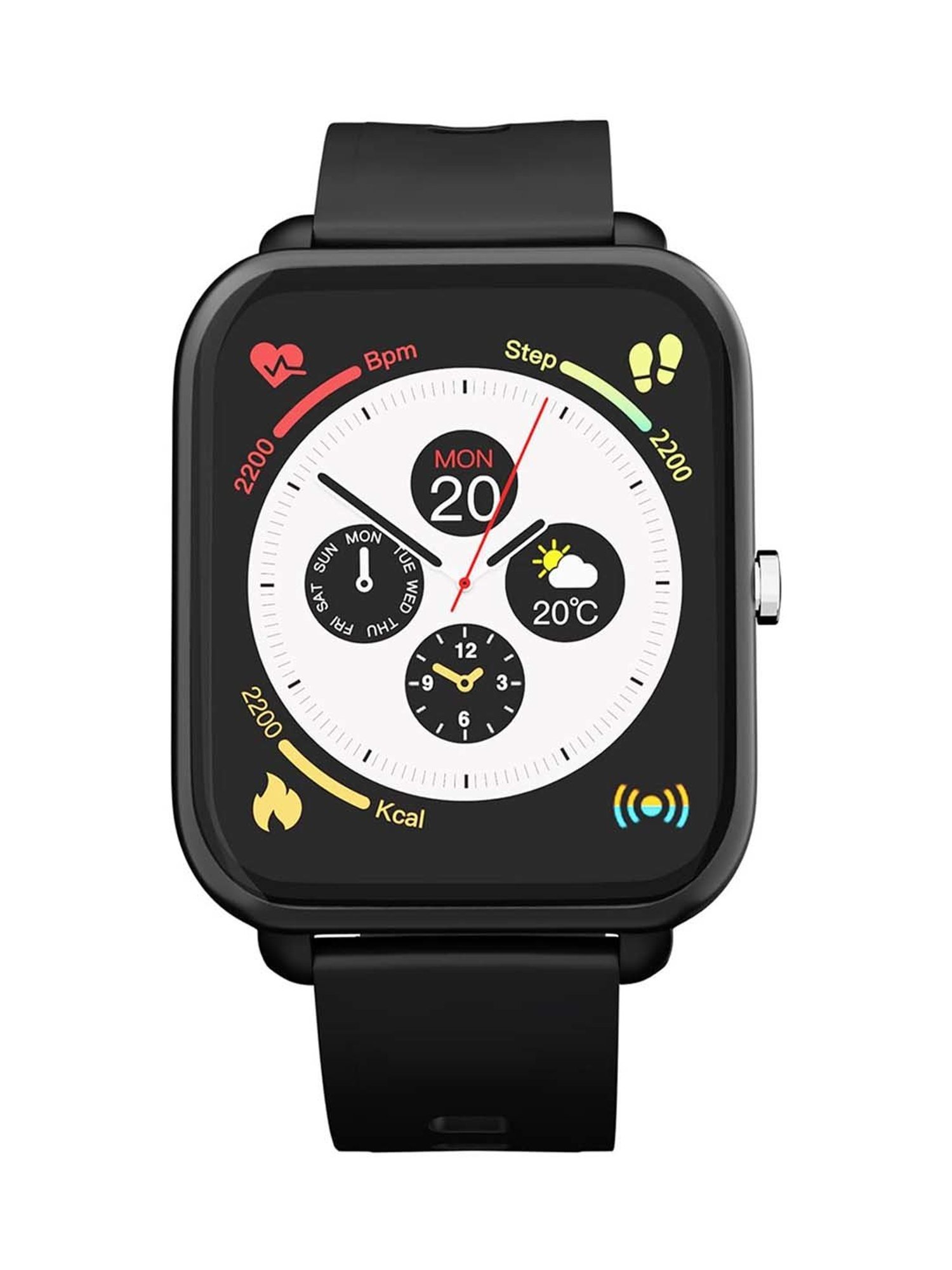 MAXX SX24 Pro Smart Watch with Real-Time Health Monitoring (Black)