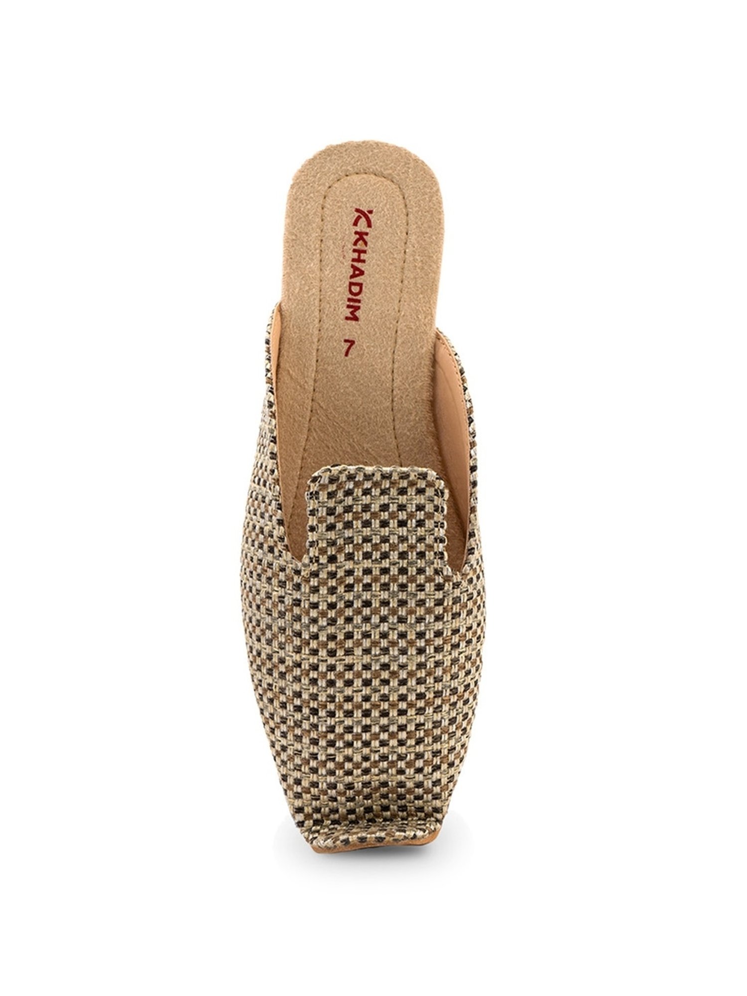 Khadim Men's Brown Mule Shoes