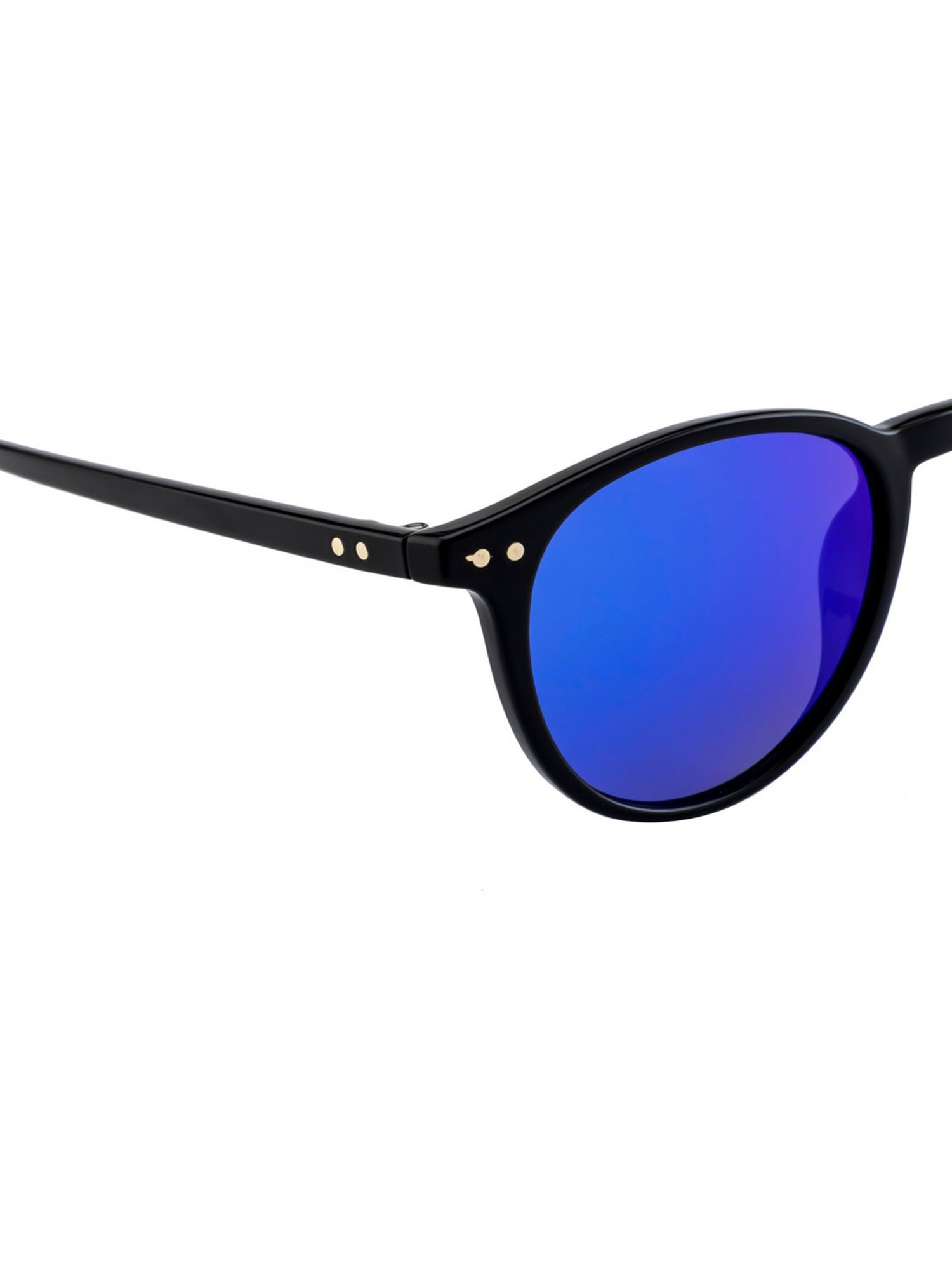 Opium Blue UV Protection Round Unisex Sunglasses