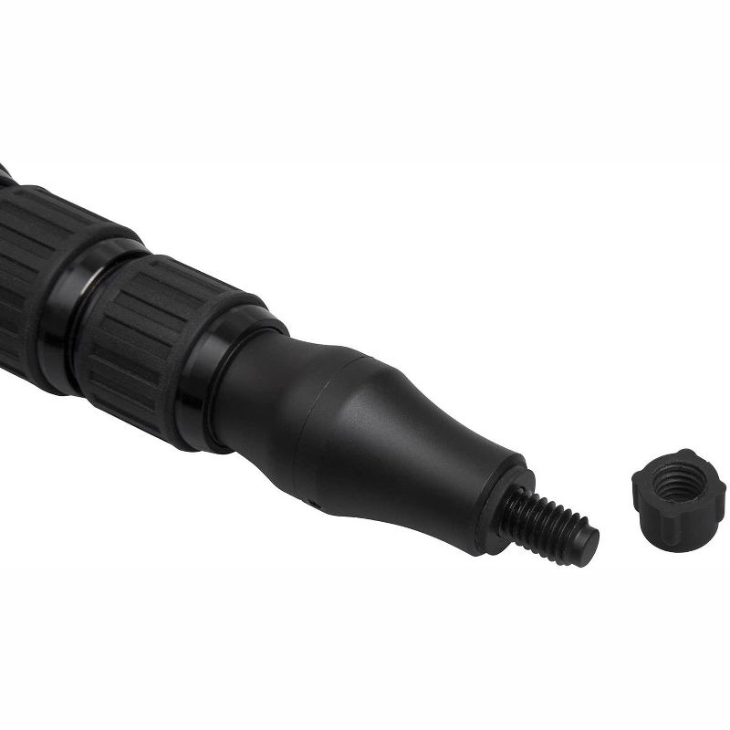 LyxPro Portable Mic Boom Pole Arm Professional 5 Section Stretchable Padded Handheld Telescopic Aluminum Adjustable For Shotgun Zoom Microphones, Fish Pole extends 2.4&rsquo; - 9.25&rsquo; MPL-10