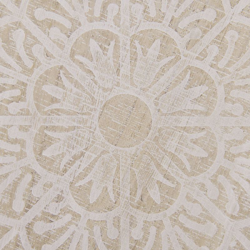 Flash Furniture Castleberry Rustic Wood Grain and Iron Kitchen Serving and Bar Cart