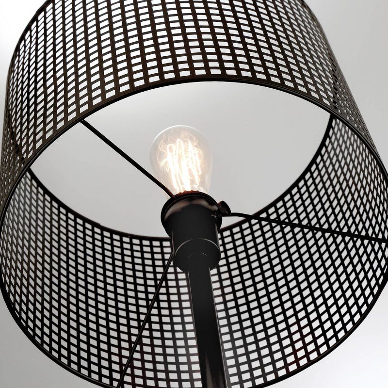 Hamilton Floor Lamp Black (Includes Light Bulb) - Lite Source