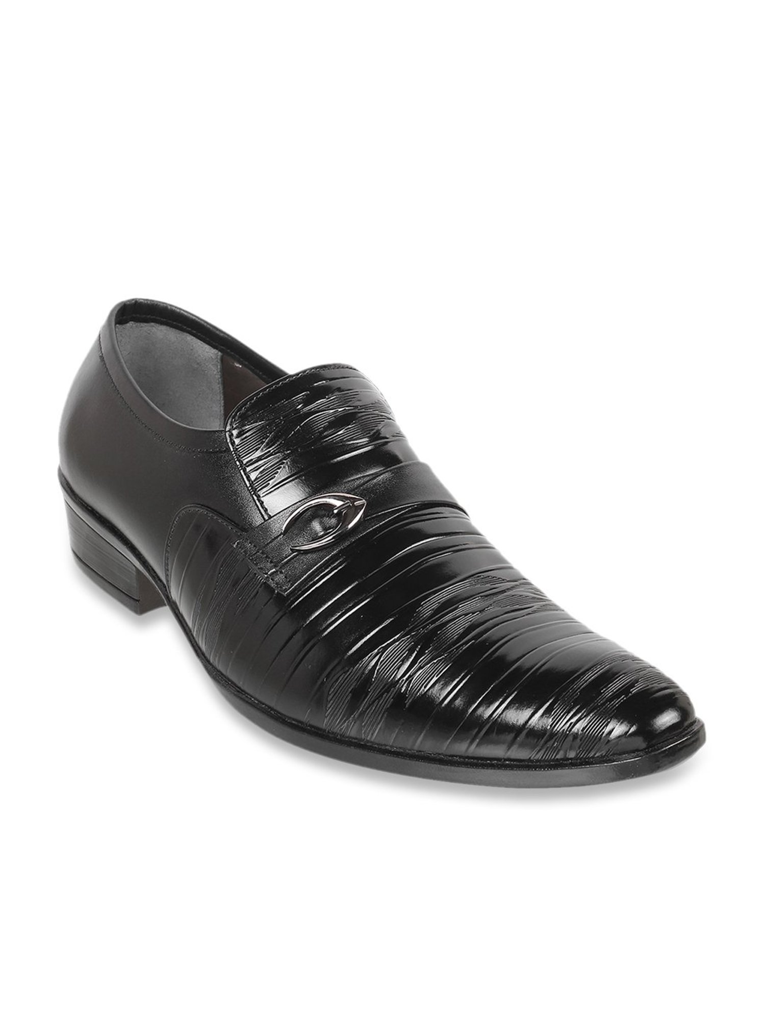 Metro Men's Black Formal Loafers
