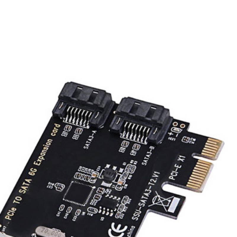 PCIe To SATA3.0 Expansion Card 2 Port SATA III PCI Express 6GB/s Computer Adapter