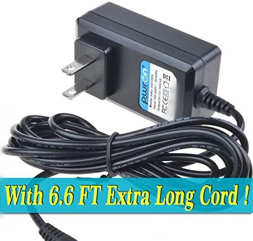 PwrON (6.6FT Cable) 5V 2A Micro USB AC to DC Adapter for Dell Venue 8 Pro 3830 5830 Venue 7 3730 Ven7-1666BLK T01C T01C001 Ven8-1999BLK T02D T02D001 Tablet PC Tab 5VDC 2.0A Power Supply Cord