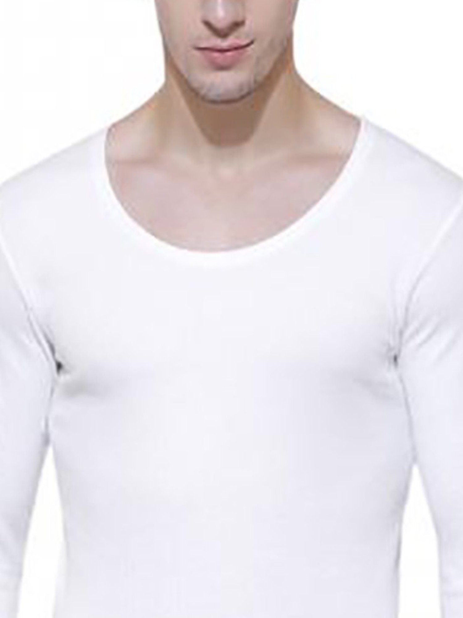 Dyca White Regular Fit Thermal Top
