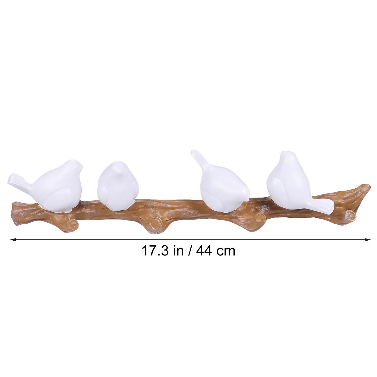 1PC Wall Hook Stereoscopic Bird Design Hook Fashion Clothing Hook Household Hanging Hook for Home Shop (Four Black Bird)