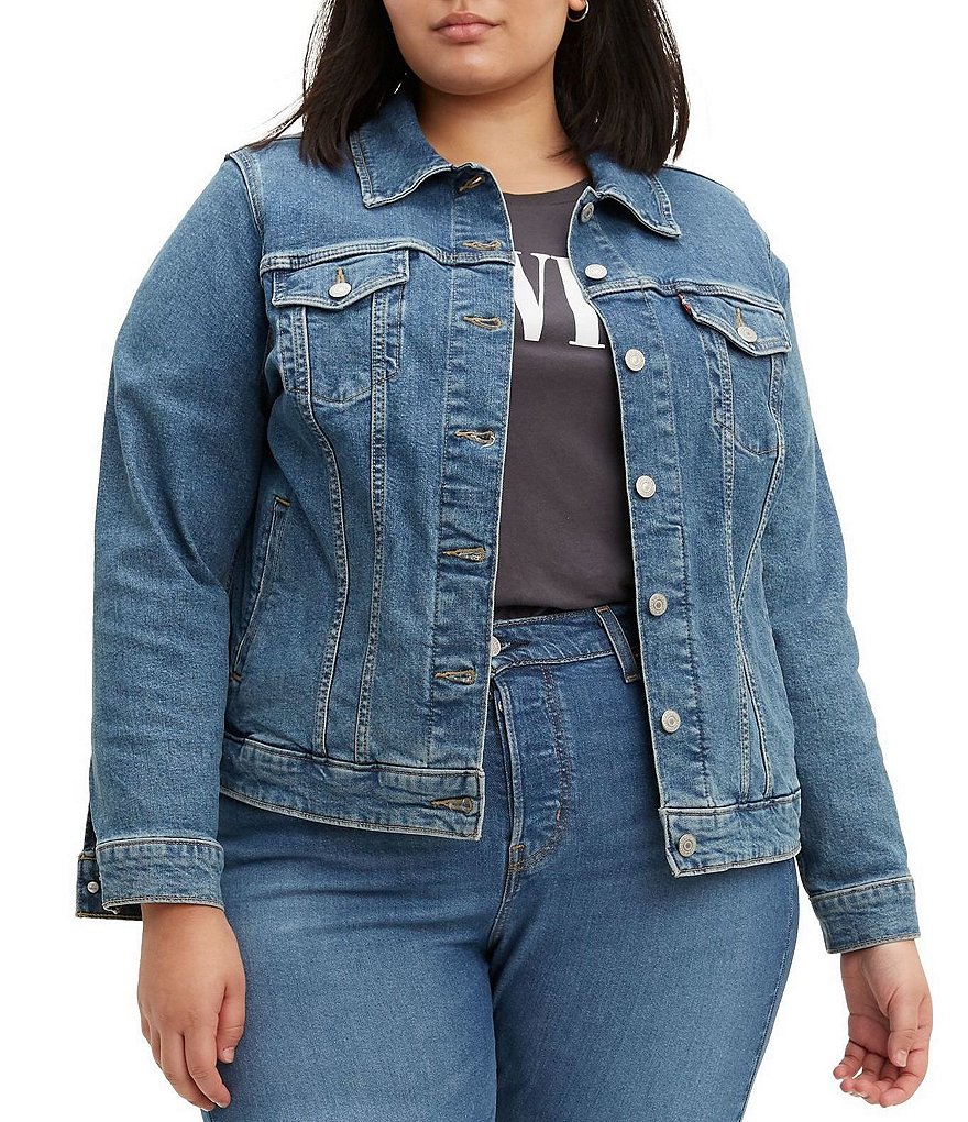 Ali Miles Plus Size Mixed Animal Print Open-Front Drop Needle Onion Skin Jacket