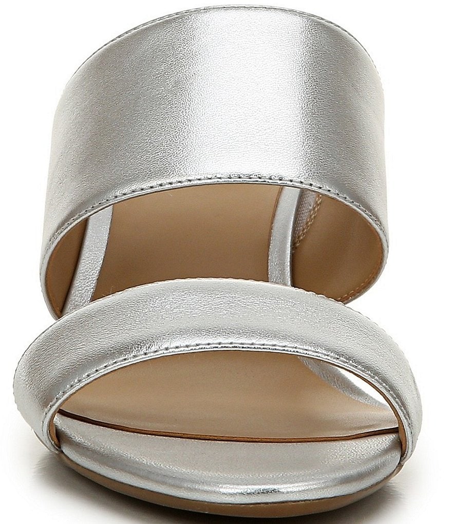 Naturalizer Tibby Banded Leather Dress Slide Sandals