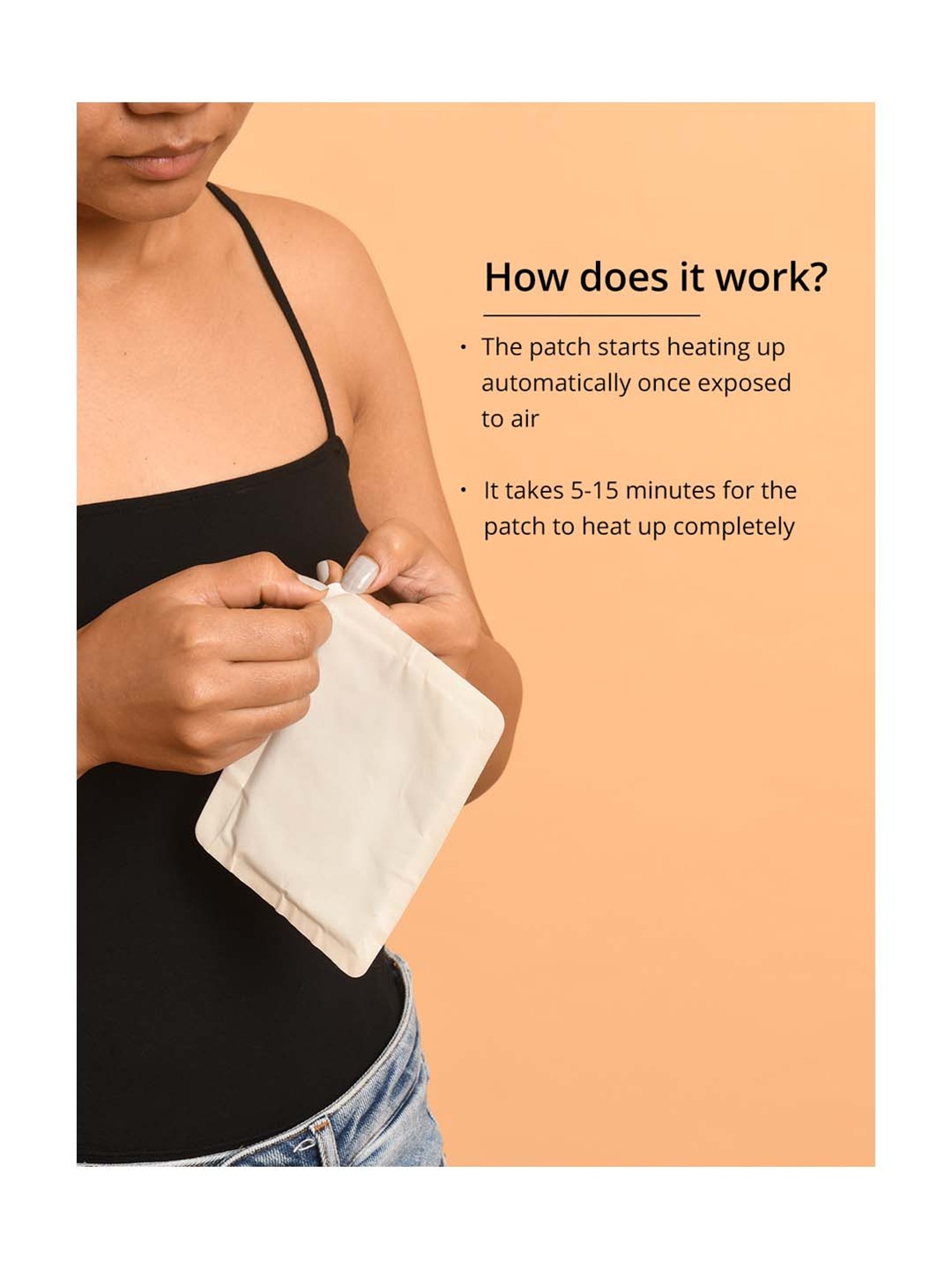 CARMESI Cramp-Relief Patches for Period Pain - Pack of 3