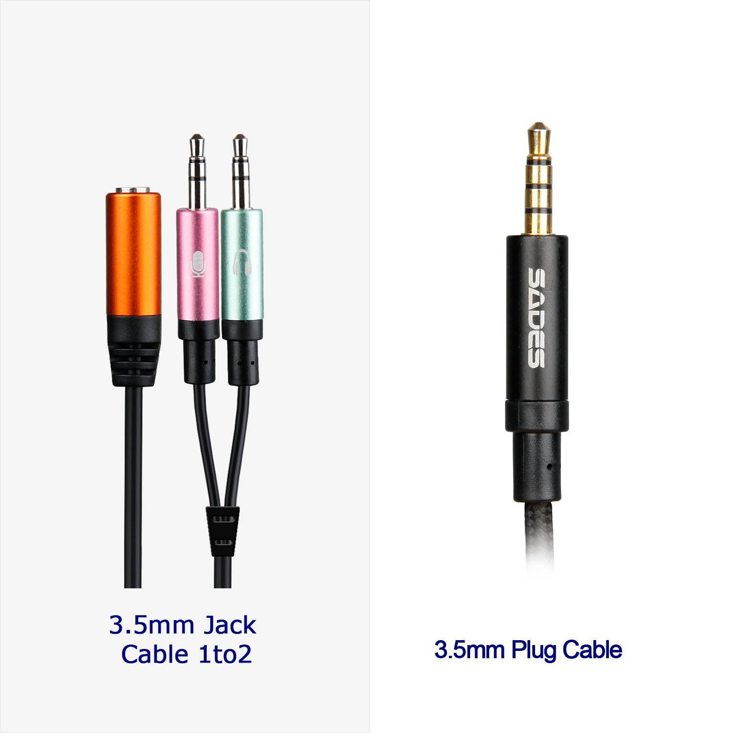 SADES SA-935 Gaming Headset Surround Sound Stereo With Mic 3.5MM Jack Multi-Platform Over-ear Headphones For New Xbox One/PC/PS4/Smartphones