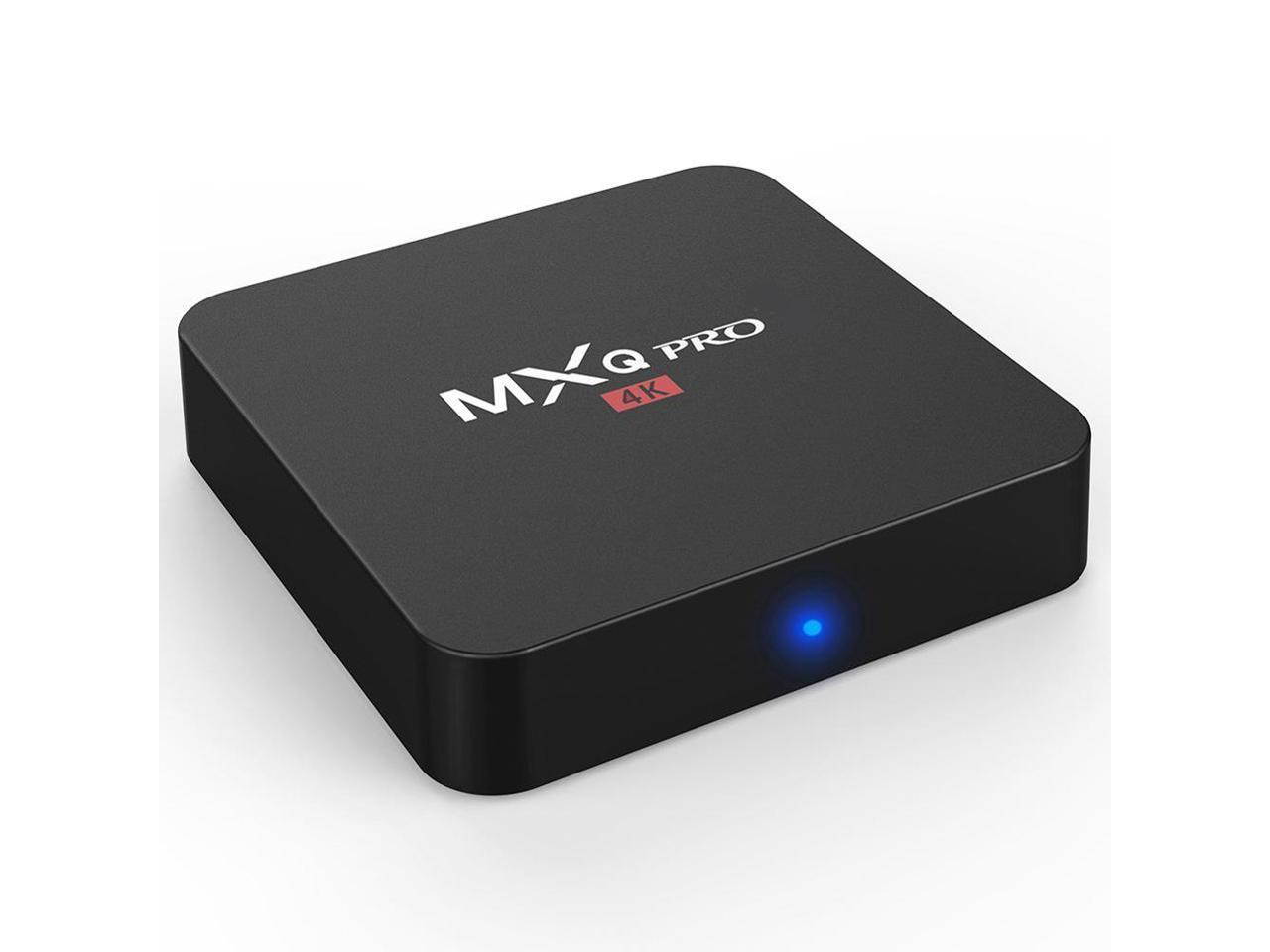 MXQ Pro P281 Android 7.1.2 TV Box Player with 1GB, 8GB ROM - EU Plug/Amlogic S905W Quad-core Android 7.1.2 1GB 8GB 4K Smart TV Box - Black