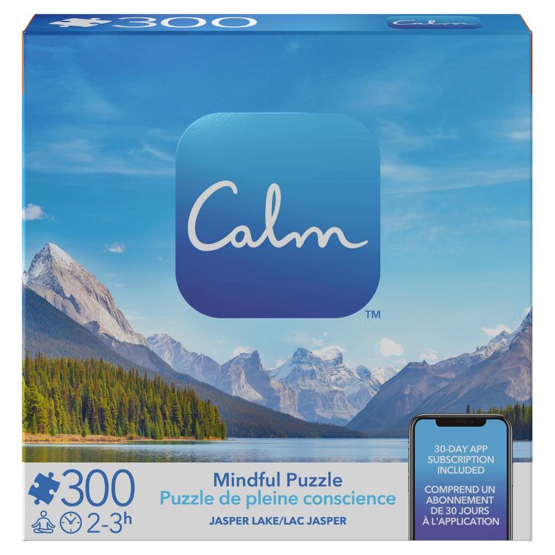 Spin Master Calm App: Jasper Lake Jigsaw Puzzle - 300pc