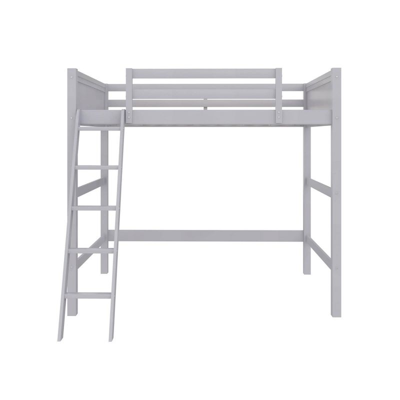 Full Dunn Loft Bed Gray - Room & Joy