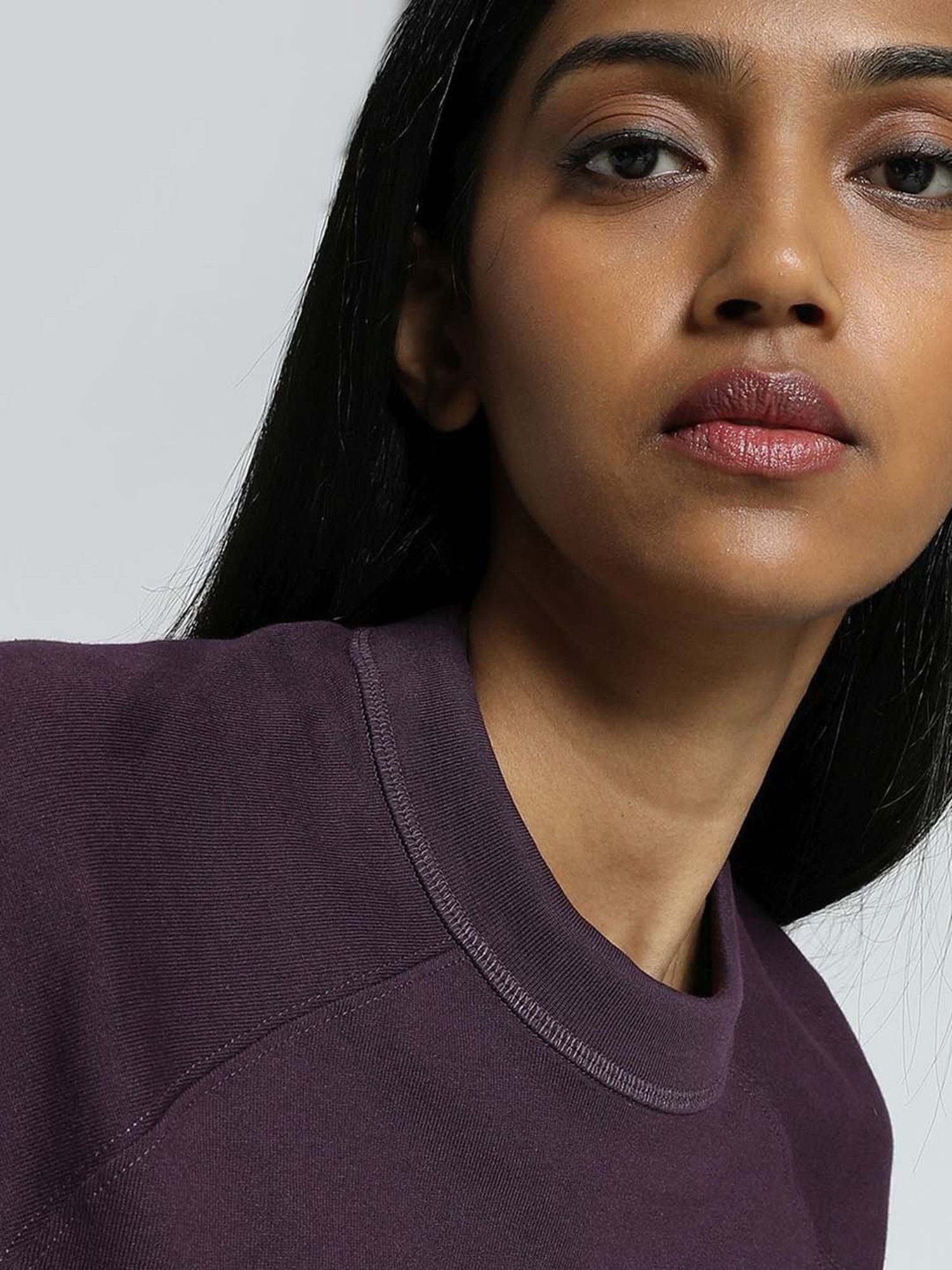 Puma Midnight Plum Cotton Embroidered T-Shirt