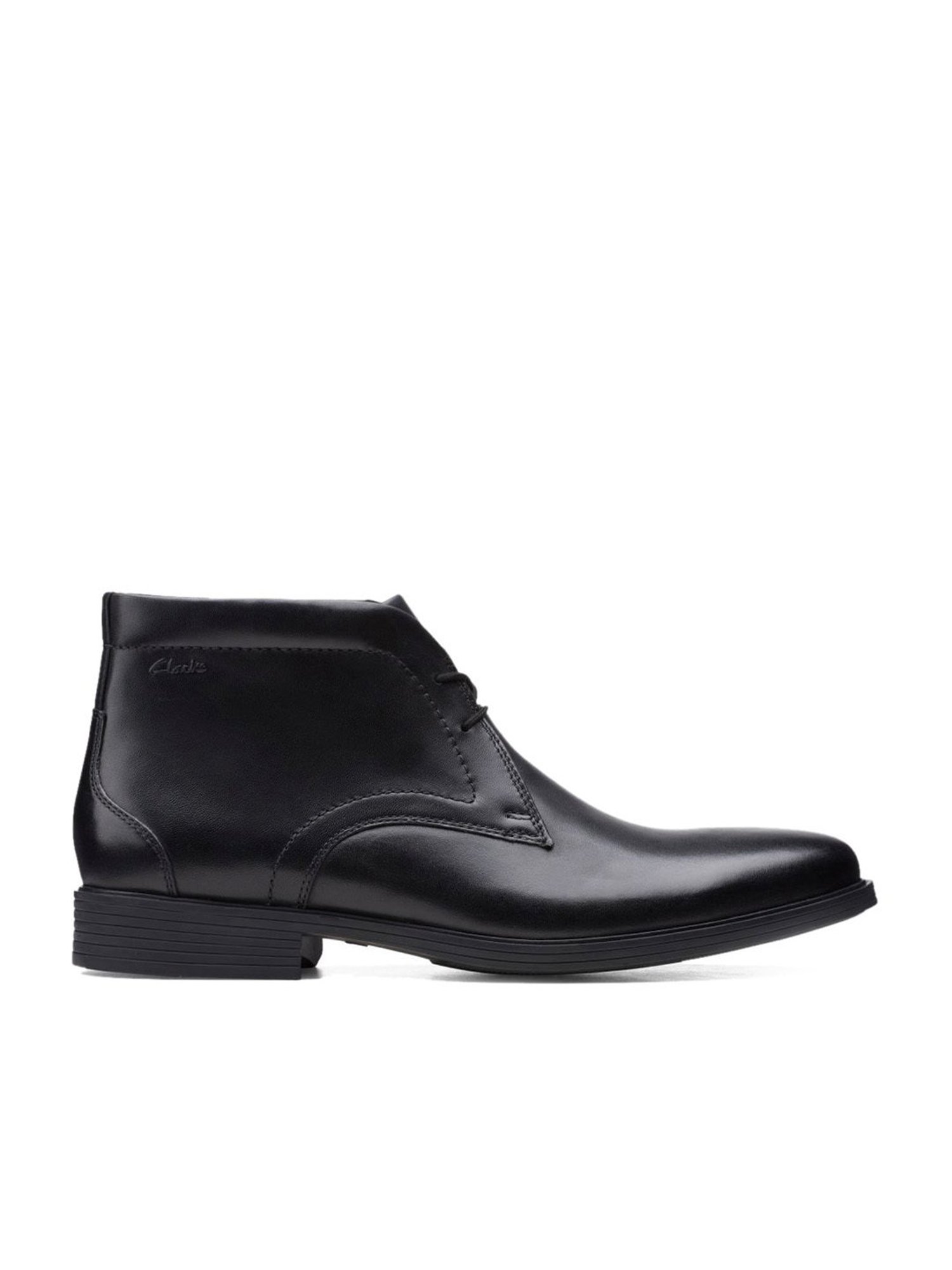 Clarks Men's Whiddon Black Chukka Boots