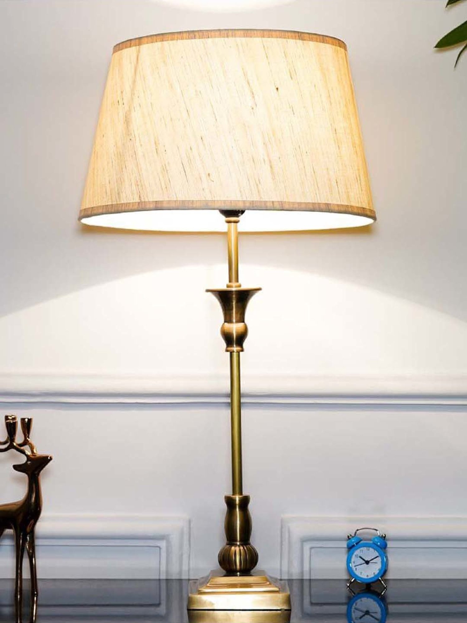 DecorativeRay Red PVC Study Table Lamp - Set of 1