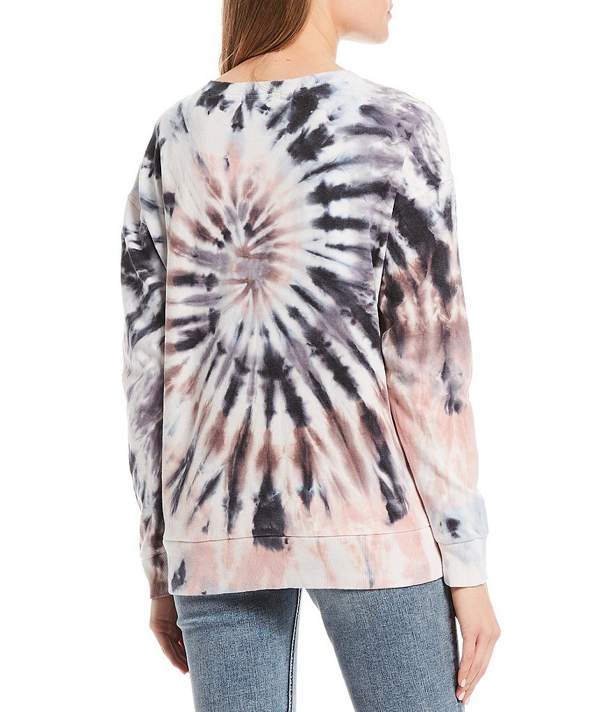 Miss Chievous Swirl Tie-Dye Sweatshirt