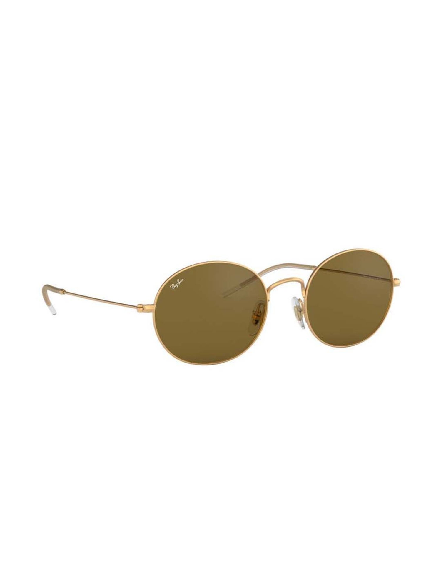 Ray-Ban Unisex UV Protected Brown Lens Oval Sunglasses - 0RB359490137353