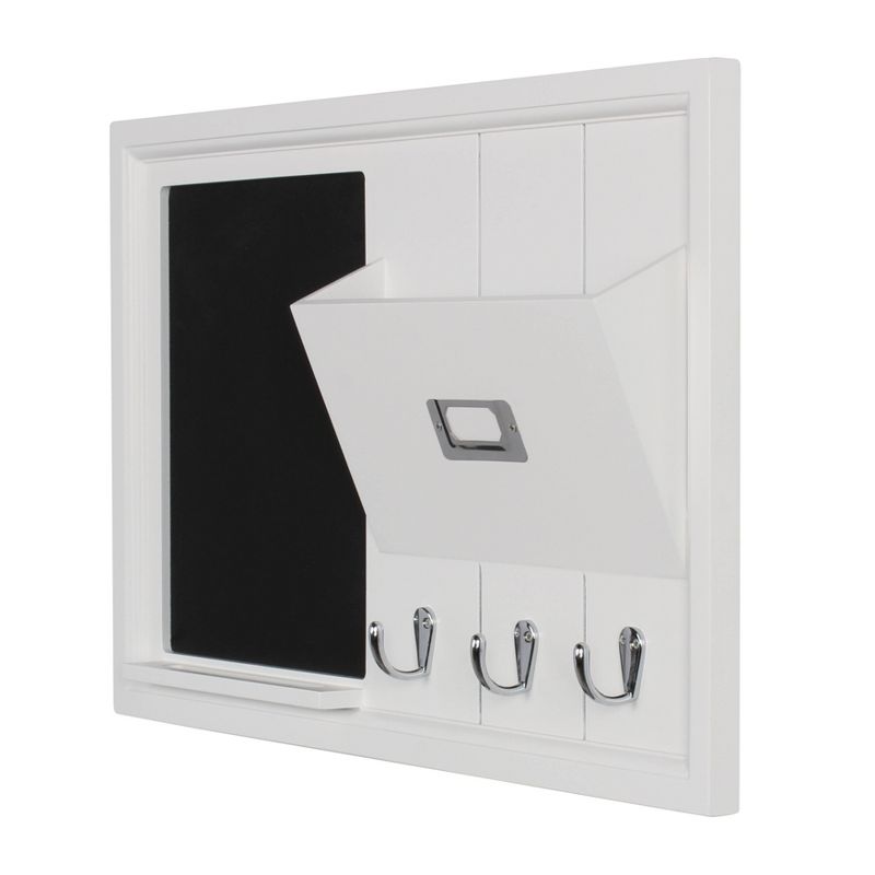 22" x 32" Cates Barn Door Wood Framed Chalkboard Rustic Brown - Kate and Laurel