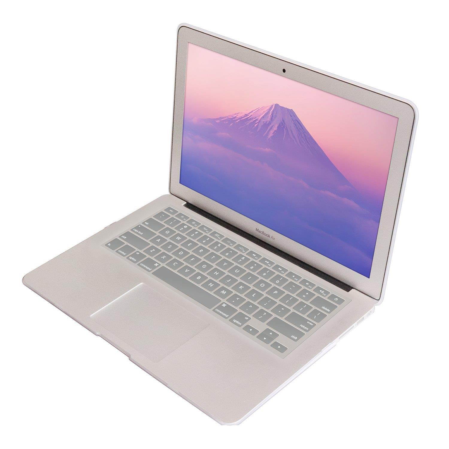 DWON MacBook Air 13 Inch Case with Keyboard Cover and Dust Plug for Apple MacBook Air 13 Inch Sleeve Model A1369 and A1466 - Cool Cat