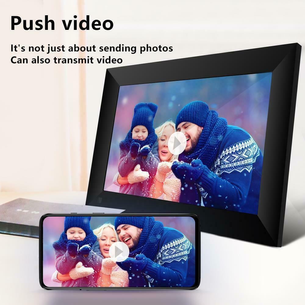 10.1'' Digital Picture Frame WiFi Share Photo Video HD Touch Screen with APP