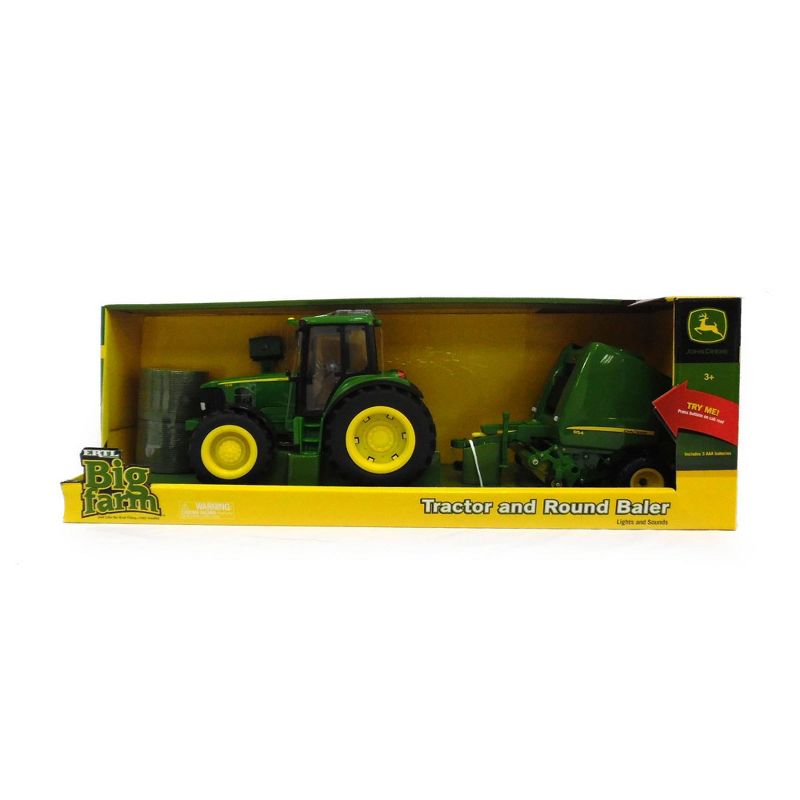 TOMY John Deere Big Farm Tractor and Baler