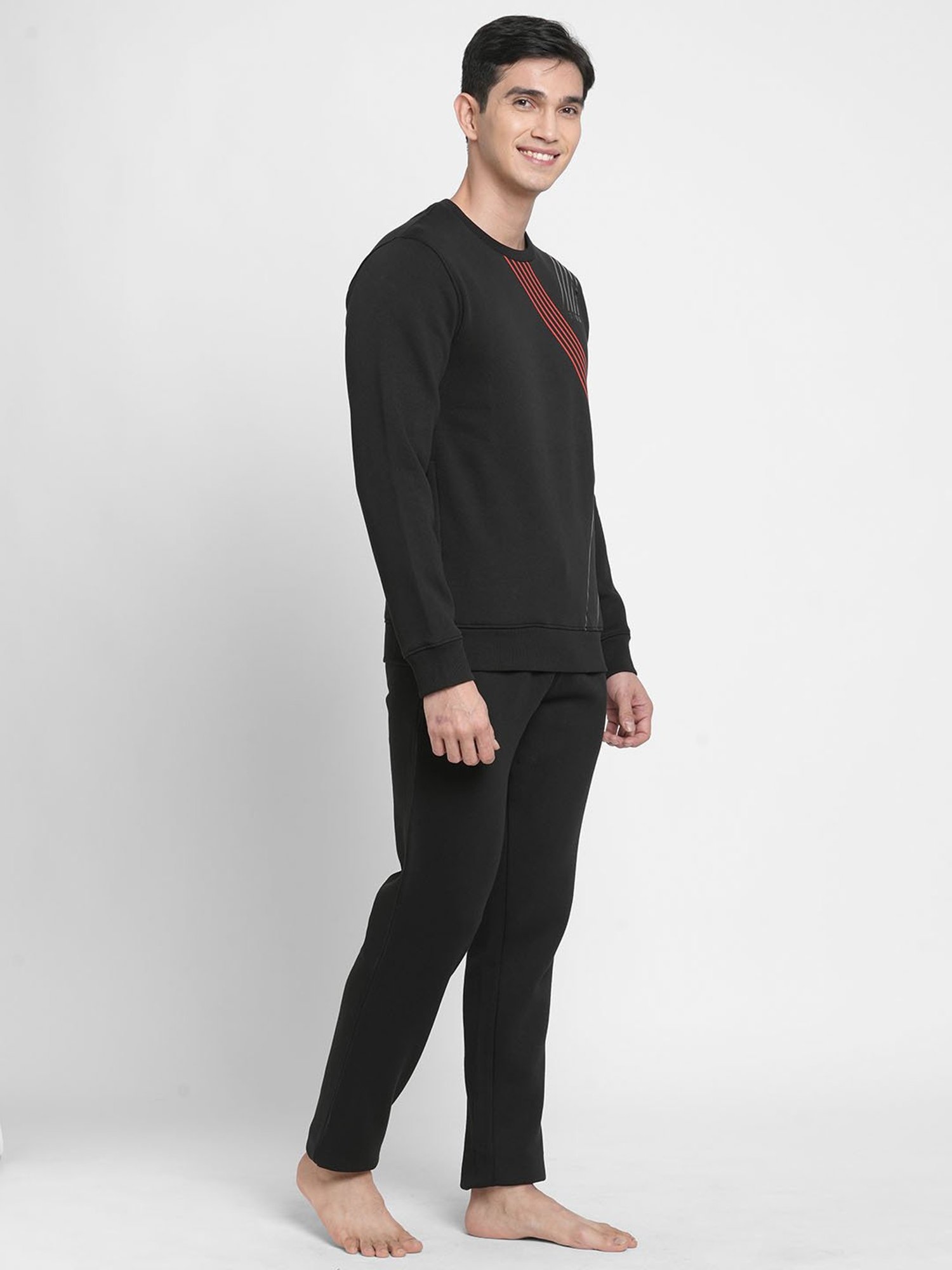 Sweet Dreams Black Regular Fit Nightsuit