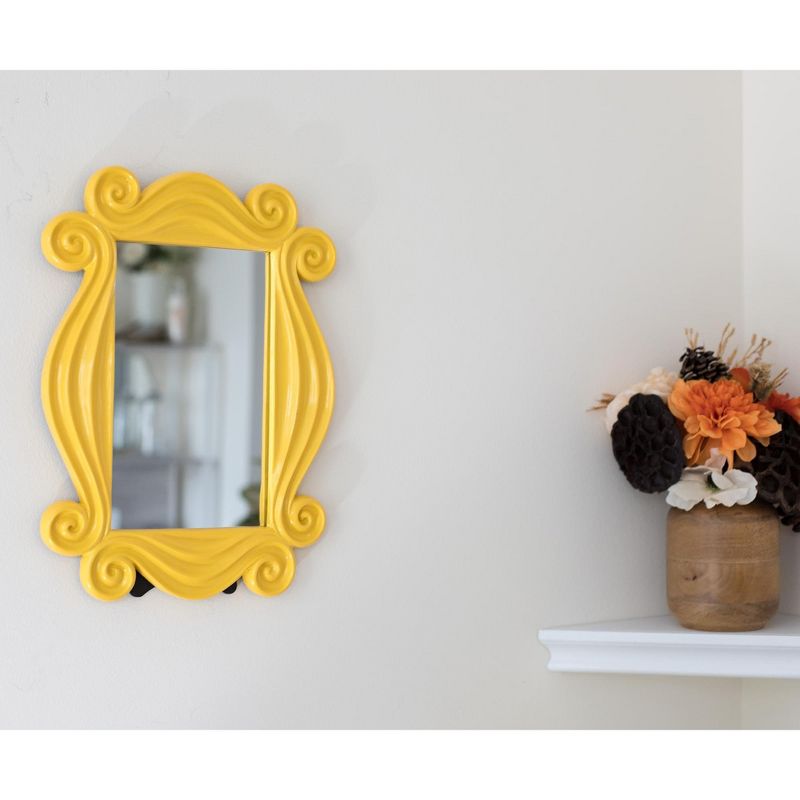Robe Factory LLC Friends TV Show Yellow Peephole Frame Door Mirror Replica | 15 x 11 Inches
