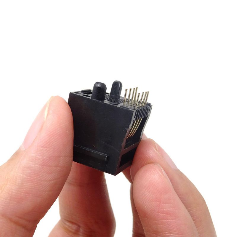 Honbay 20PCS Black RJ45 8P8C Network Modular Connectors for PCB