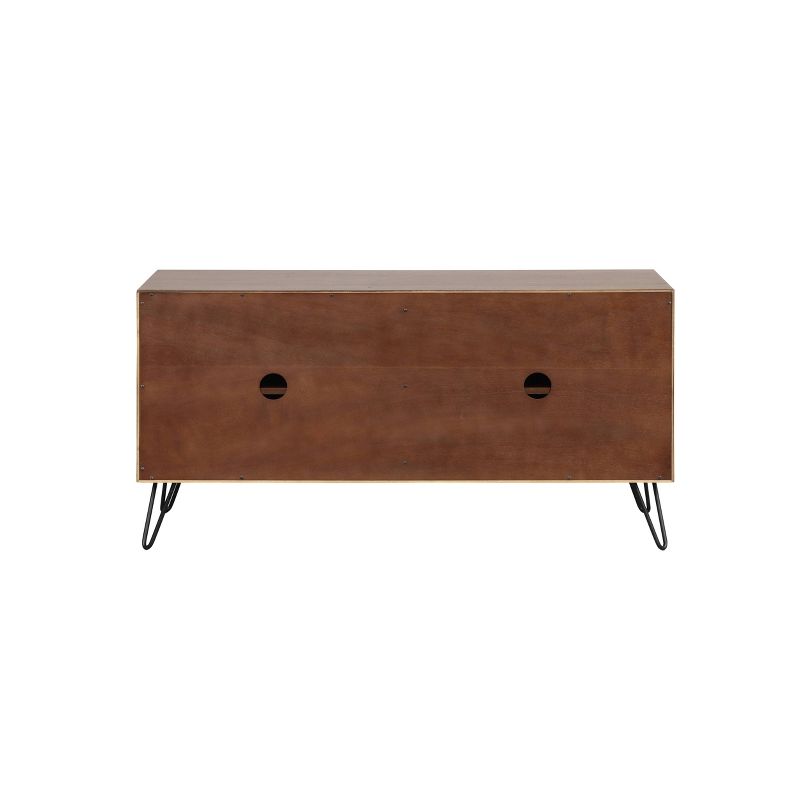 55" Anderson TV Stand Dark Brown - Summerland Home