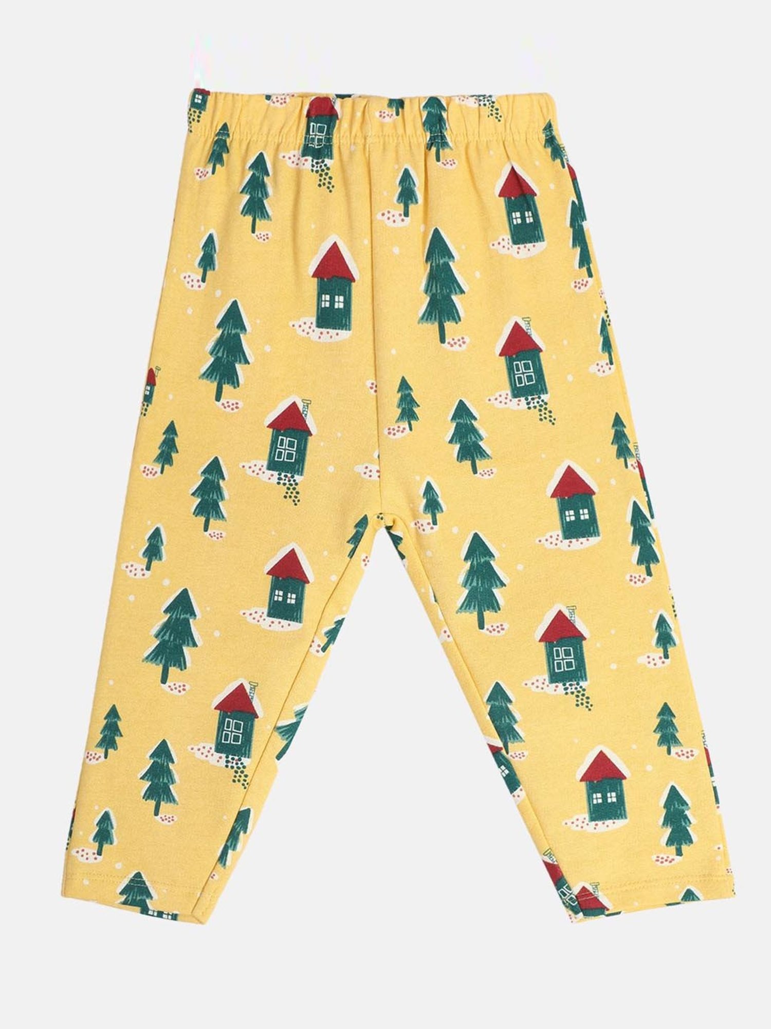 MINIKLUB Girls Multicolor Cotton Printed Full Sleeves Legging