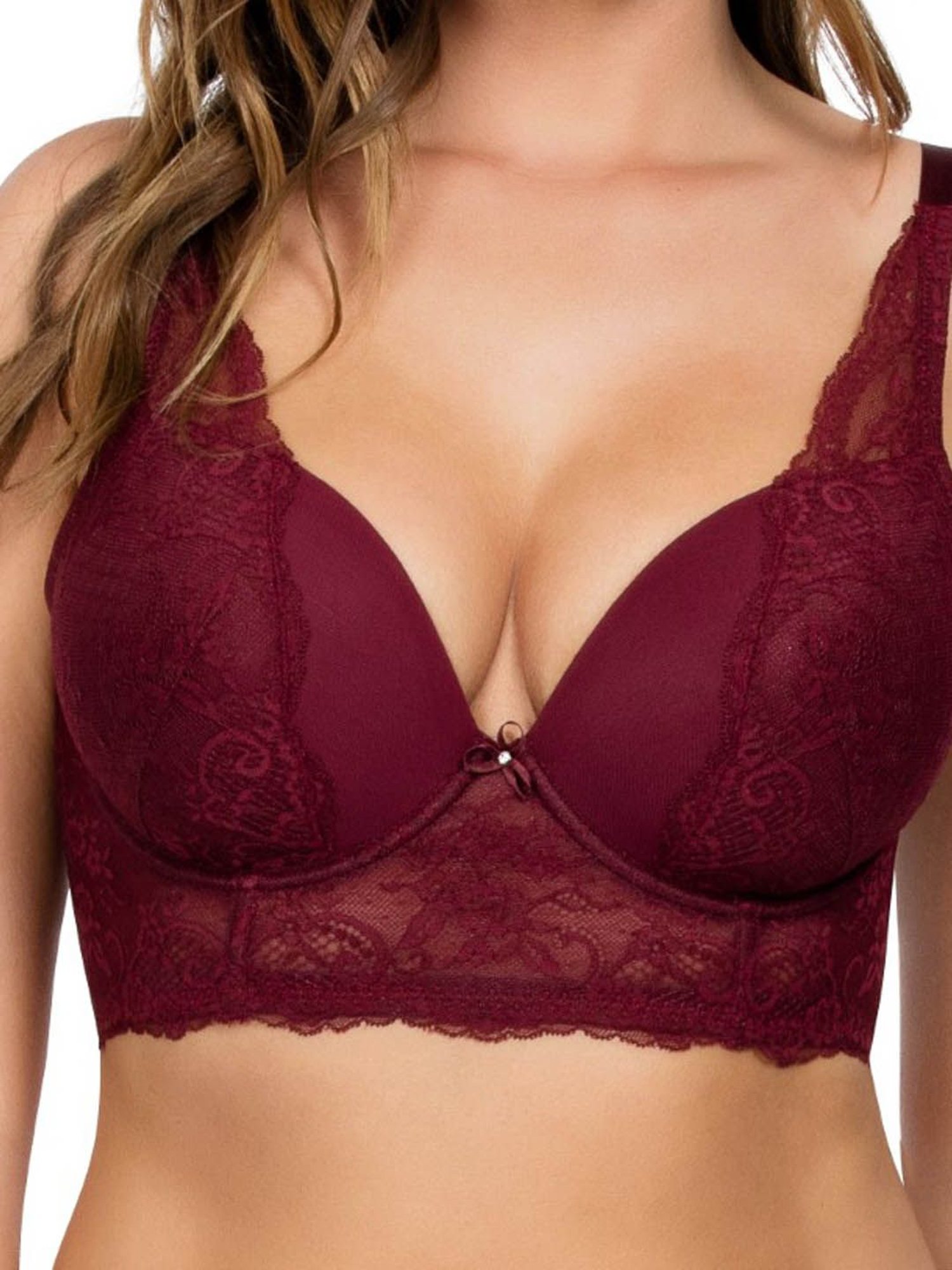 PARFAIT Burgundy Under Wired Padded T-Shirt Bra