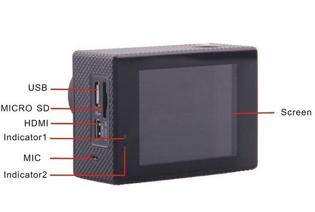 Original SJCAM SJ5000 WIFI 2 Inch Screen 1080P Sports Video Camcorder Waterproof Action HD 14MP Camera