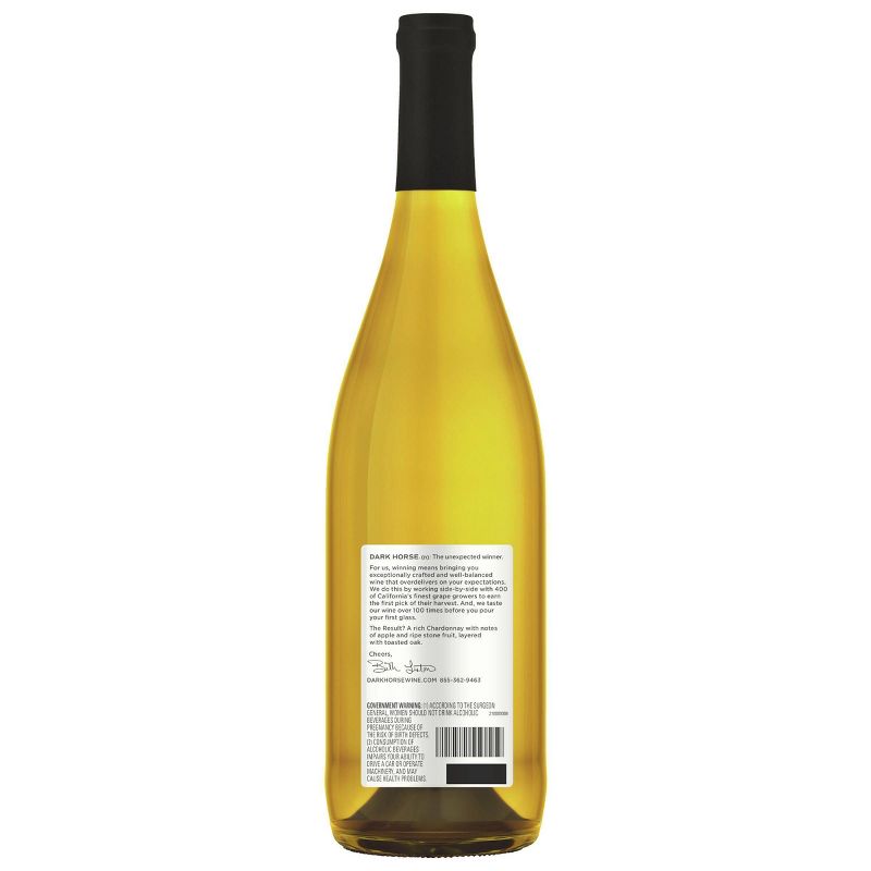 Dark Horse Chardonnay White Wine - 750ml Bottle