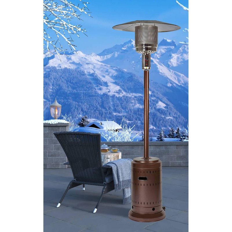 Patio Heater Aged Chestnut Finish - Fire Sense