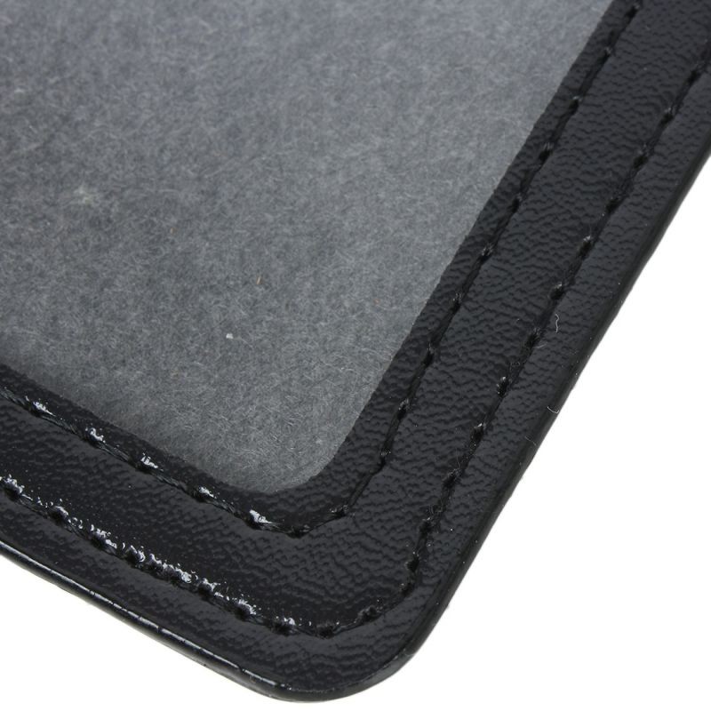 Black Business Vertical ID Badge Card Holders 6 Pcs