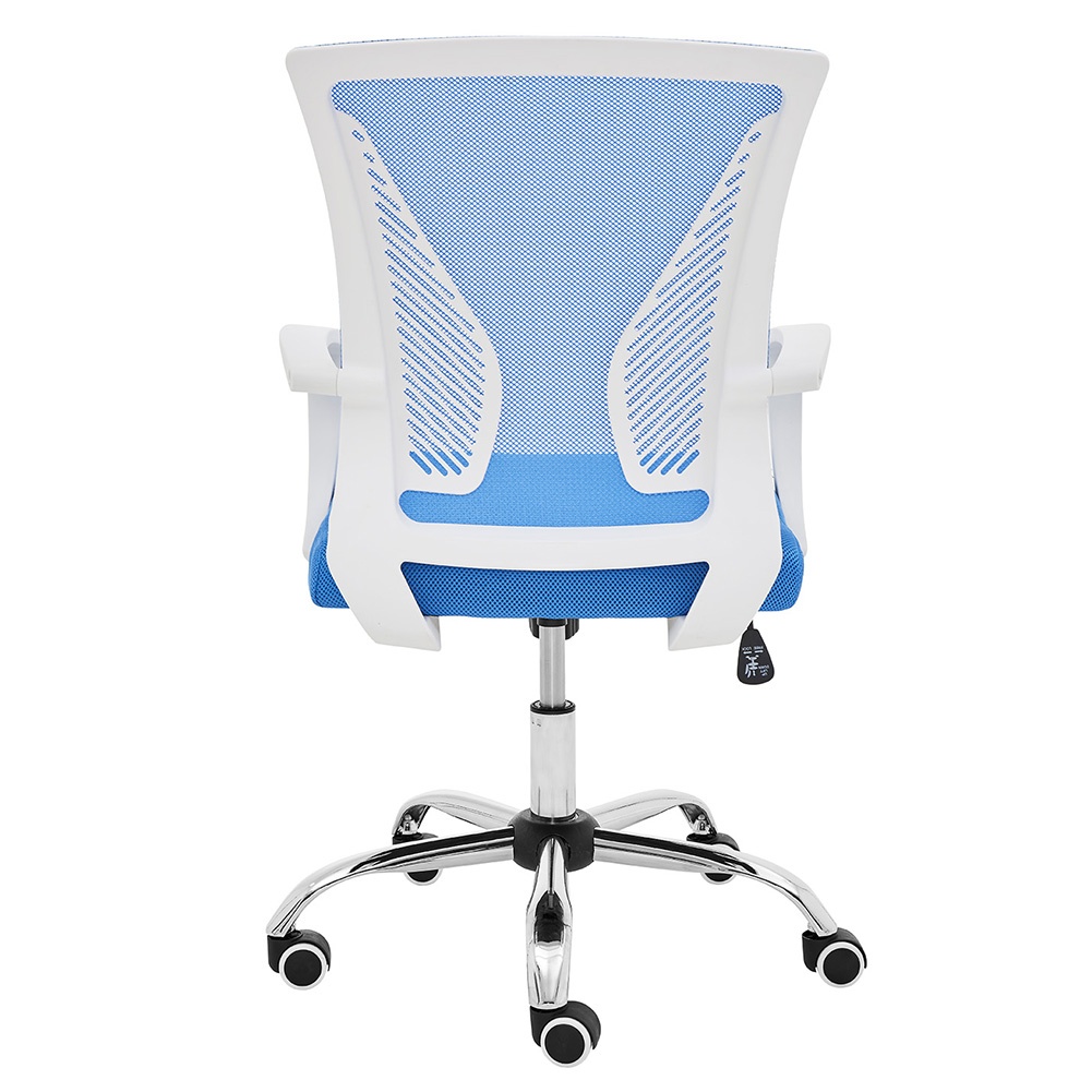 Modern Home Zuna Mid-Back Office Chair - White/Blue