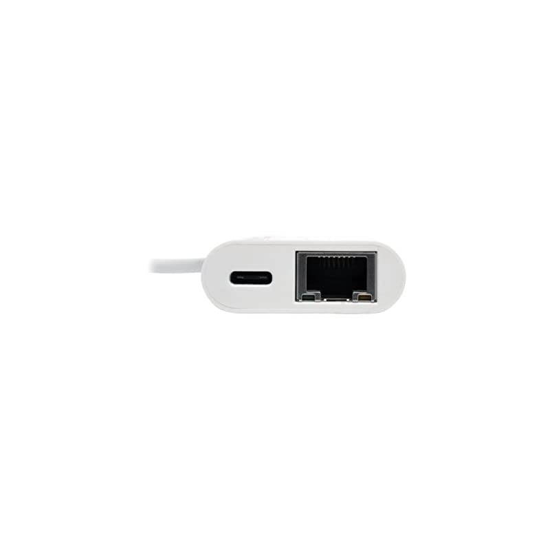 USBC to Gigabit Ethernet GbE NIC Network Adapter with USBC PD Charging Port 101001000 Mbps USB 31 Gen 1 TypeC to GbE White U43606NGC