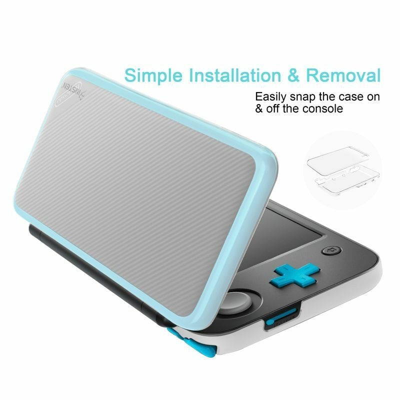 For New  2DS XL Clear Crystal Protective Hard Shell Skin Case Cover